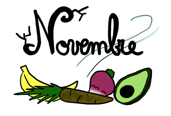 Fruits et legumes du mois de novembre
